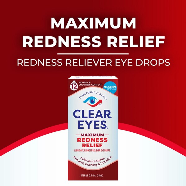 Clear Eyes Maximum - Gotas para aliviar el enrojecimiento
