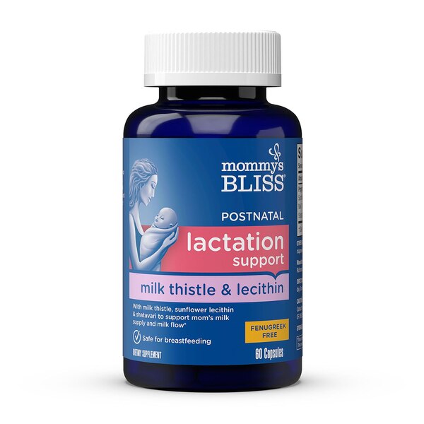 Mommy’s Bliss Lactation Support Milk Thistle & Lecithin, 60 CT