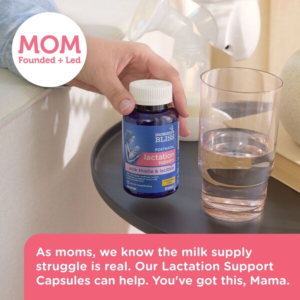 Mommy’s Bliss Lactation Support Milk Thistle & Lecithin, 60 CT