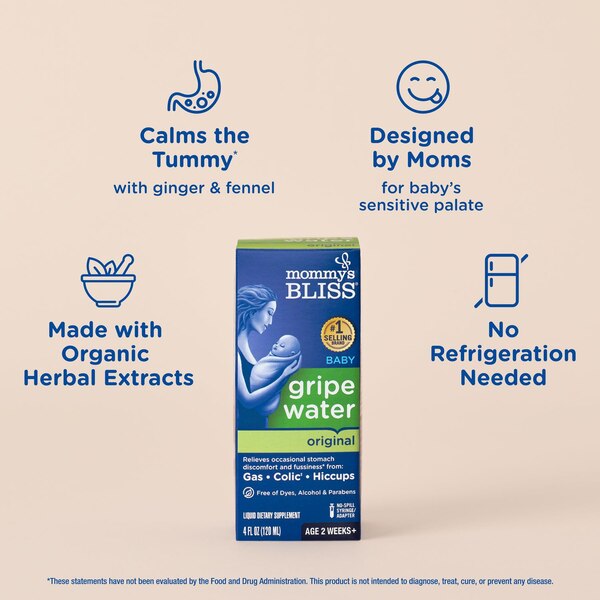 Mommy's Bliss Gripe Water, 4 FL OZ