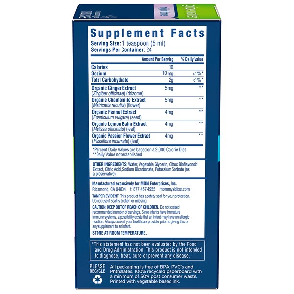 Mommy's Bliss Nighttime Gripe Water, 4 oz