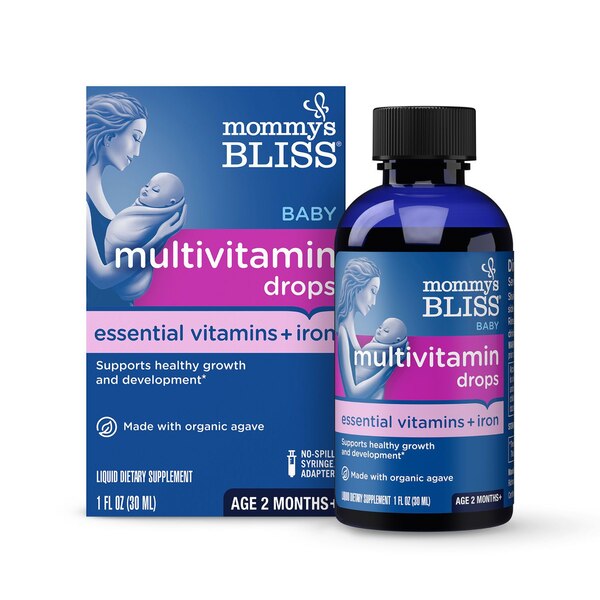 Mommy's Bliss Baby Multivitamin + Iron Drops, 1 FL OZ
