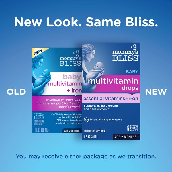 Mommy's Bliss Baby Multivitamin + Iron Drops, 1 FL OZ