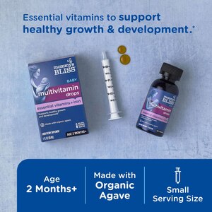 Mommy's Bliss Baby Multivitamin + Iron Drops, 1 FL OZ