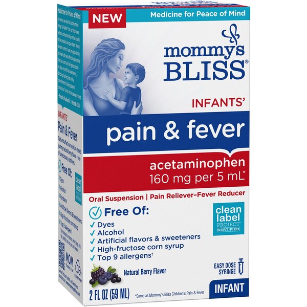 Infant Pain and Fever Acetaminophen