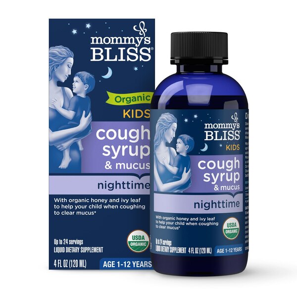Mommy's Bliss Organic Kids Cough Syrup Night Time