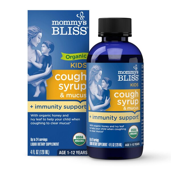 Organic Kids Cough Syrup & Mucus plus Immunity Support​