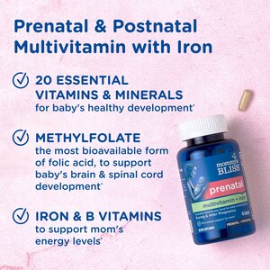 Mommy's Bliss Prenatal + Iron Multivitamin, 45 CT