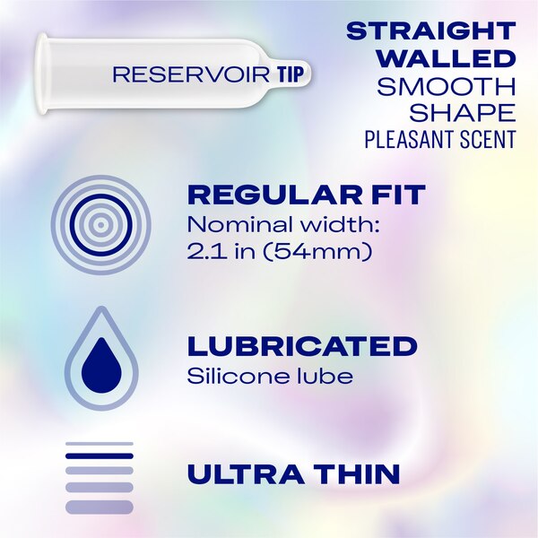 Durex Air Condoms, Extra Thin, Transparent Natural Rubber Latex Condoms