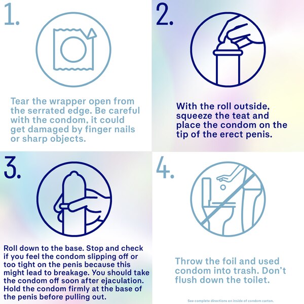 Durex Air Condoms, Extra Thin, Transparent Natural Rubber Latex Condoms