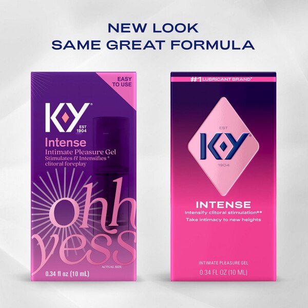 K-Y Intense - Gel para placer íntimo, 0.34 oz