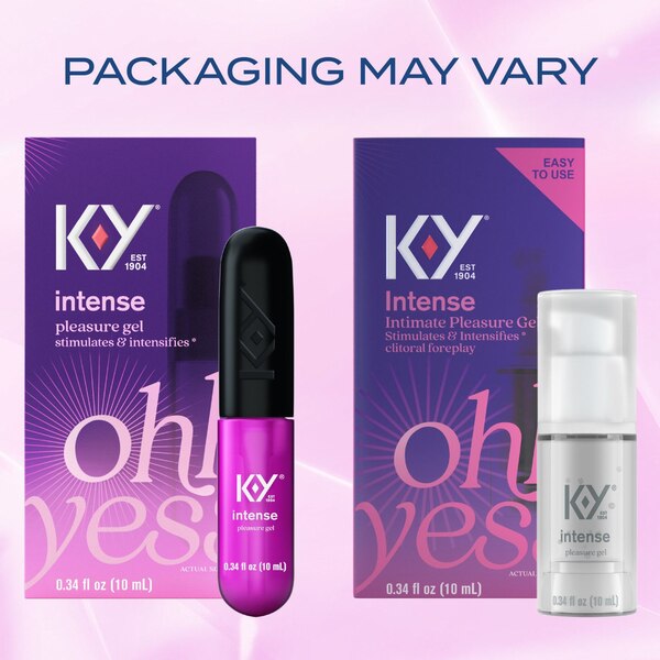 K-Y Intense - Gel para placer íntimo, 0.34 oz
