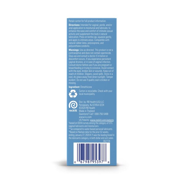 K-Y True Feel Premium Silicone Lubricant