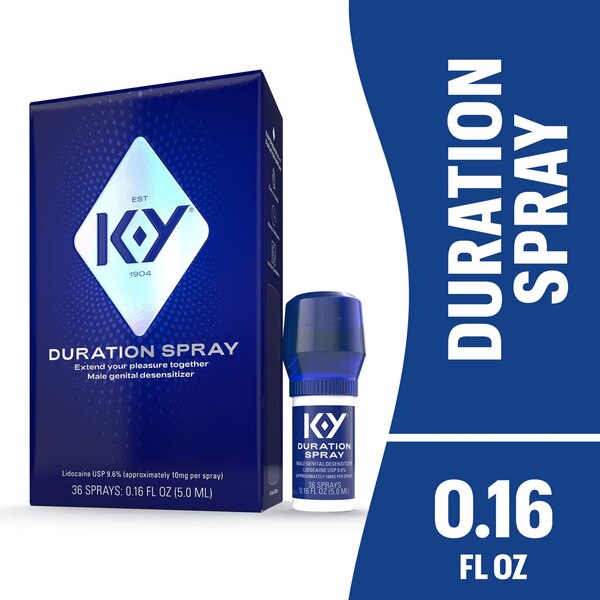 K-Y Duration Male Genital Desensitizer Spray, 36 Sprays