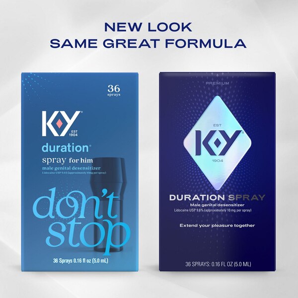 K-Y Duration Male Genital Desensitizer Spray, 36 Sprays