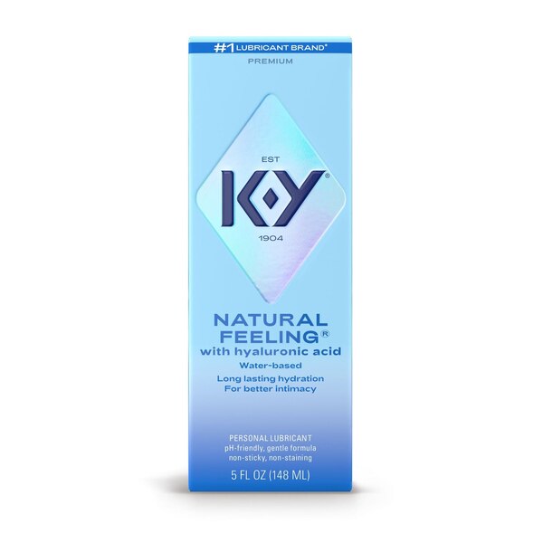 K-Y® Natural Feeling with Hyaluronic Acid Lubricant, 5 OZ