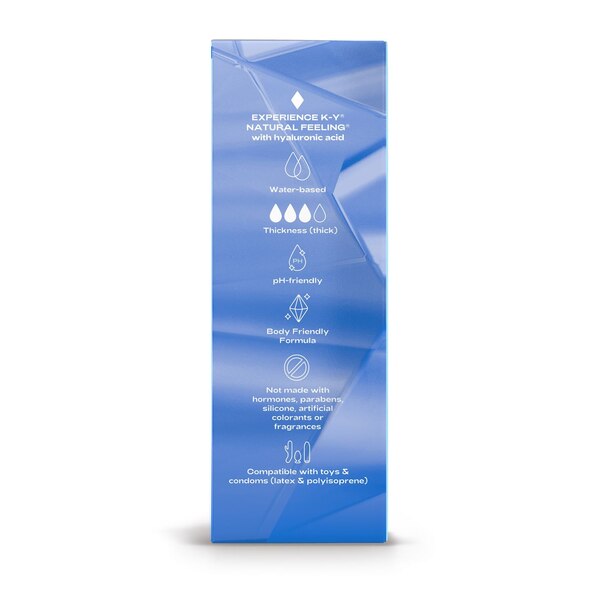 K-Y® Natural Feeling with Hyaluronic Acid Lubricant, 5 OZ
