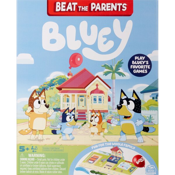 Spin Master Beat The Parents Bluey Edition Board Game