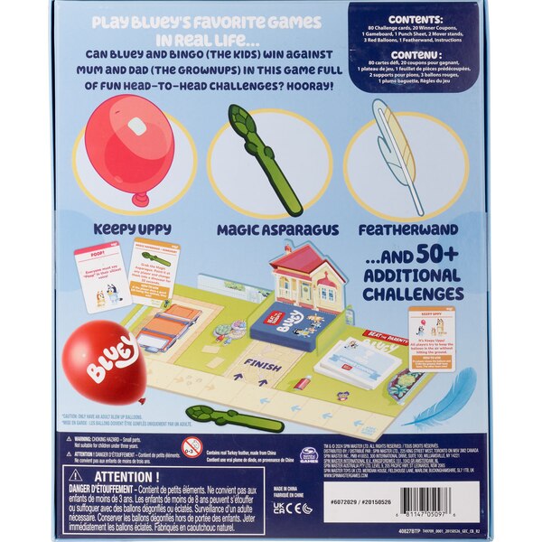 Spin Master Beat The Parents Bluey Edition Board Game