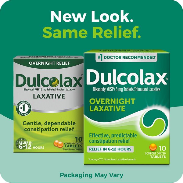 Dulcolax Stimulant Laxative Tablets, Overnight Relief
