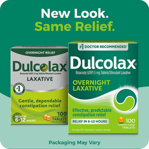 Dulcolax Stimulant Laxative Tablets, Overnight Relief