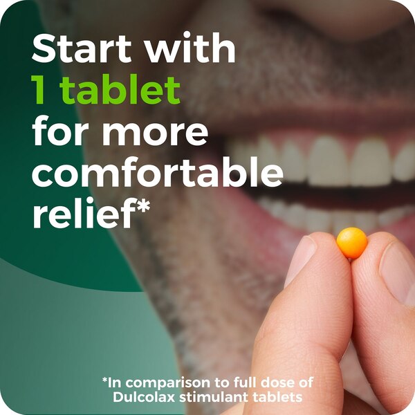 Dulcolax Stimulant Laxative Tablets, Overnight Relief