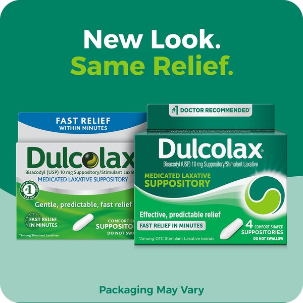 Dulcolax Medicated Stimulant Laxative Suppositories