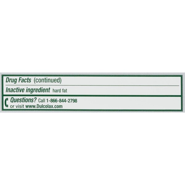 Dulcolax Fast Relief Medical Laxative Suppositories, 8 CT