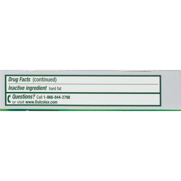 Dulcolax Fast Relief Medical Laxative Suppositories, 8 CT