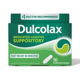 Dulcolax Medicated Stimulant Laxative Suppositories, thumbnail image