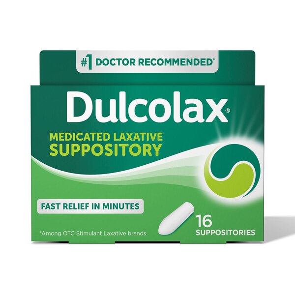 Dulcolax Medicated Stimulant Laxative Suppositories