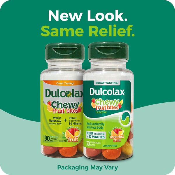 Dulcolax Chewy Fruit Bites for Constipation Relief