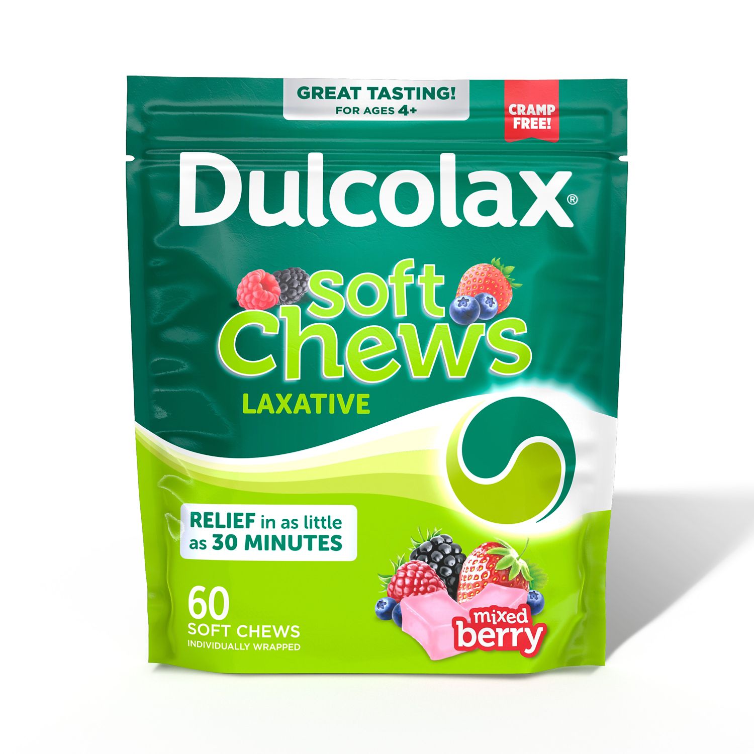 Dulcolax Soft Chews Laxative Constipation Relief, 60 CT
