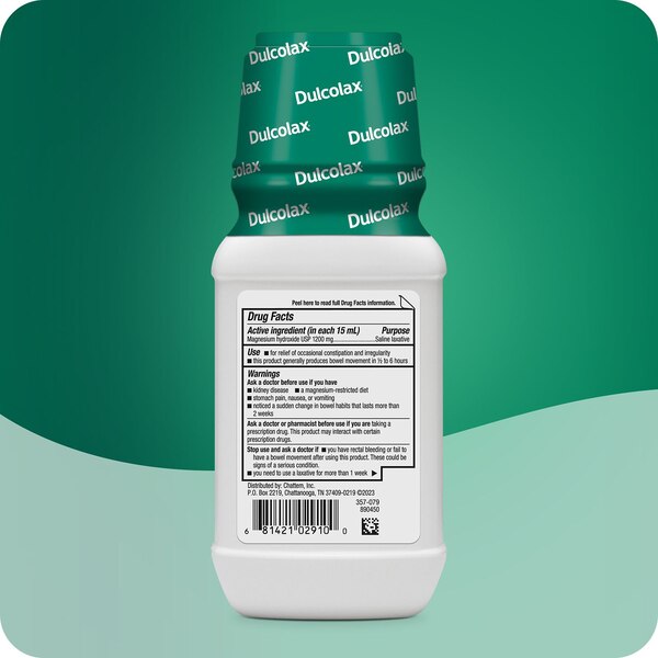 Dulcolax Liquid Laxative for Constipation Relief, Cherry, 12 FL. OZ