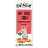 HoneyWorks Organic Honey Soothing Throat Spray with Zinc, 1 OZ, thumbnail image