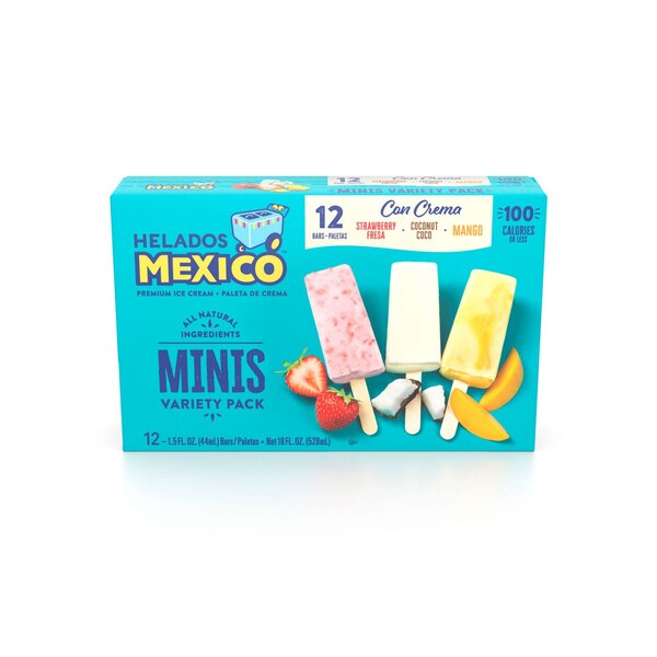 Mini Cream Paletas, 12 ct, 18 oz