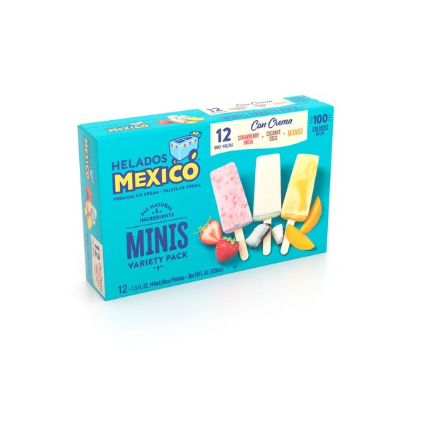 Mini Cream Paletas, 12 ct, 18 oz