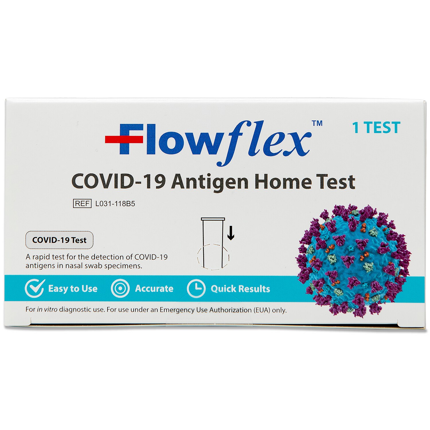 FlowFlex - Prueba de antígeno en el hogar contra el COVID-19