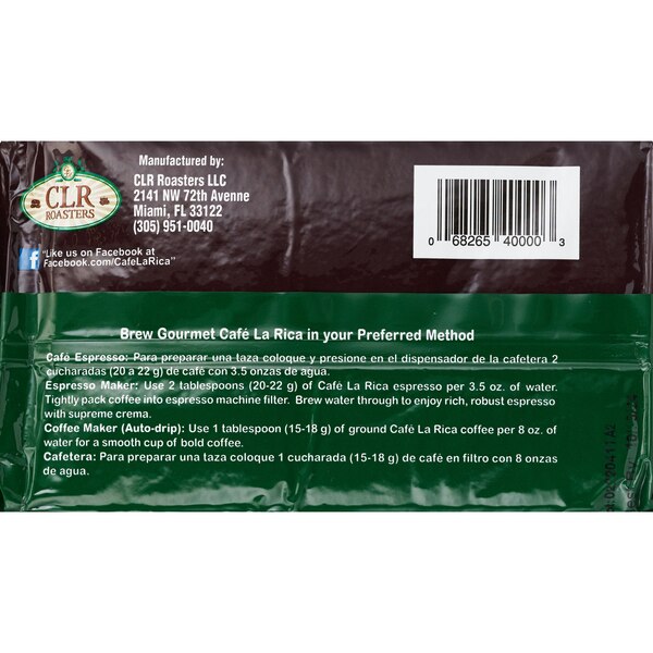 Café La Rica Gourmet Espresso, 10 OZ