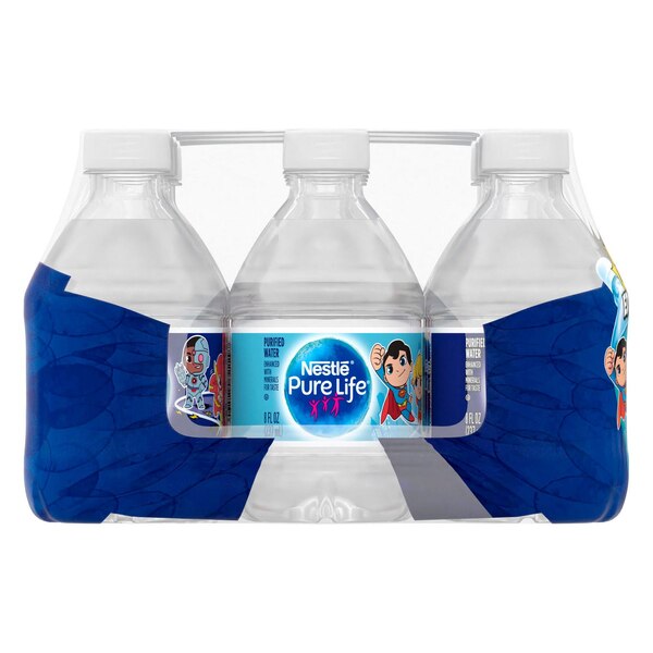Pure Life, Purified Water, 8 Fl Oz, Plastic Bottled Water (12 Pack)