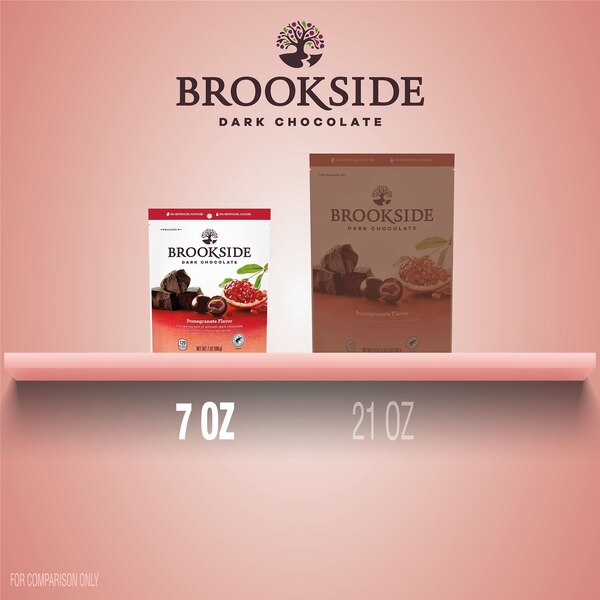 Brookside Dark Chocolate Snack with Pomegranate Flavored Center, 7 oz