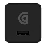 Griffin PowerBlock Universal USB-A 12W Wall Charger with USB-A to Lightning Cable - Black. Lifetime Warranty., thumbnail image
