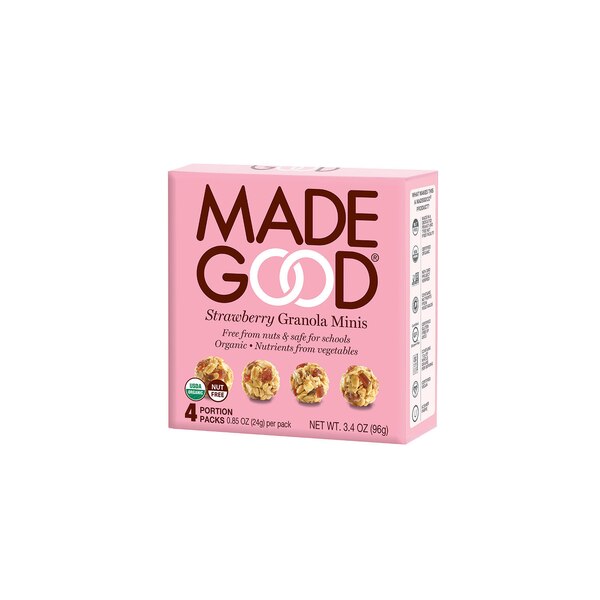 Made Good Strawberry Granola Minis, 4 ct, 3.4 oz