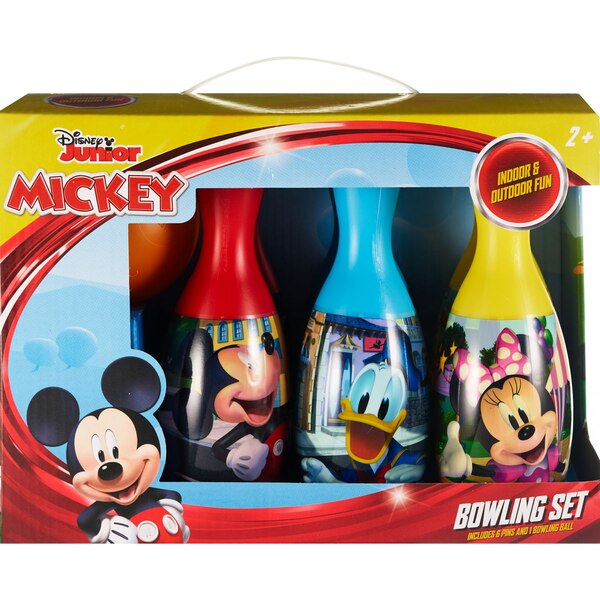 Disney Junior 6-Piece Mickey Mouse Bowling Set