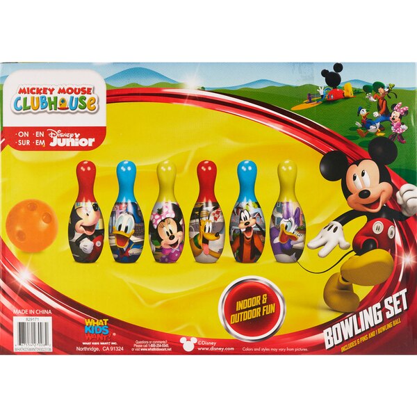 Disney Junior 6-Piece Mickey Mouse Bowling Set