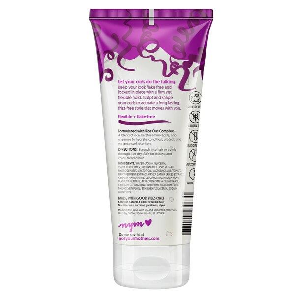 Not Your Mother's Curl Talk - Gel modelador para control de la estática, 6 oz