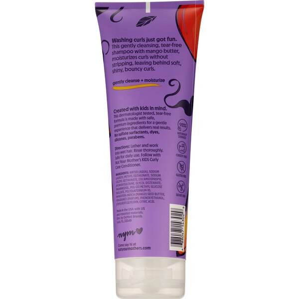 Not Your Mother's Kid's Curly Care Moisturizing Shampoo, Mango Butter, 8 OZ