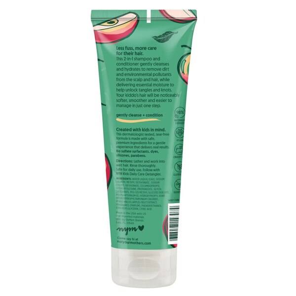 Not Your Mother's Kid's Daily Care 2-in-1 Shampoo & Conditioner, Red Apple, 8 OZ