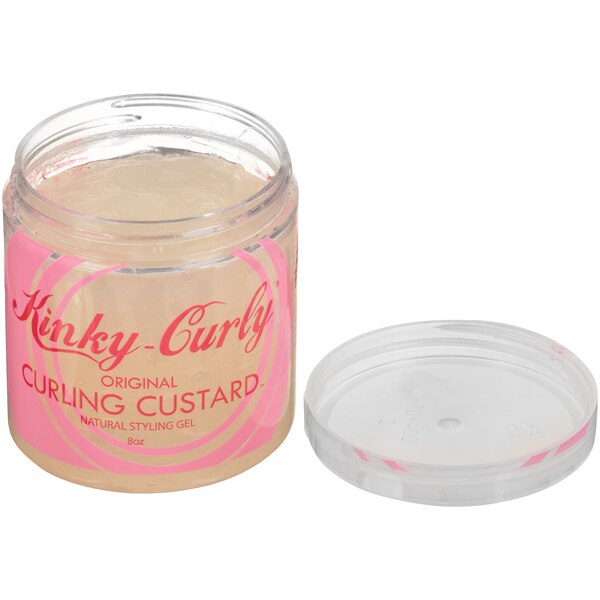 Kinky-Curly Curling Custard Natural Styling Gel, 8 OZ