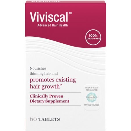 Viviscal - Suplemento para el crecimiento del cabello en tabletas, Extra Strength, 60 u.